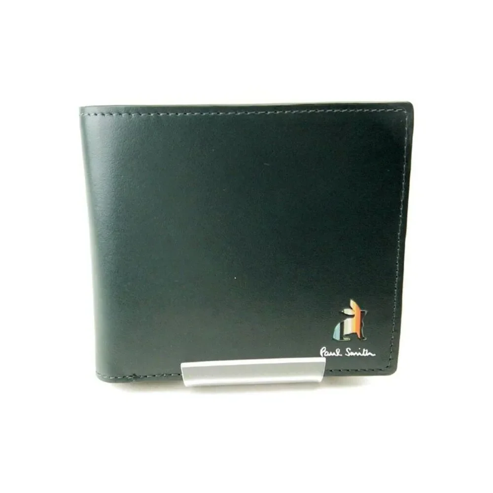 Paul Smith Marquetry Stripe Rabbit Leather Bifold Wallet